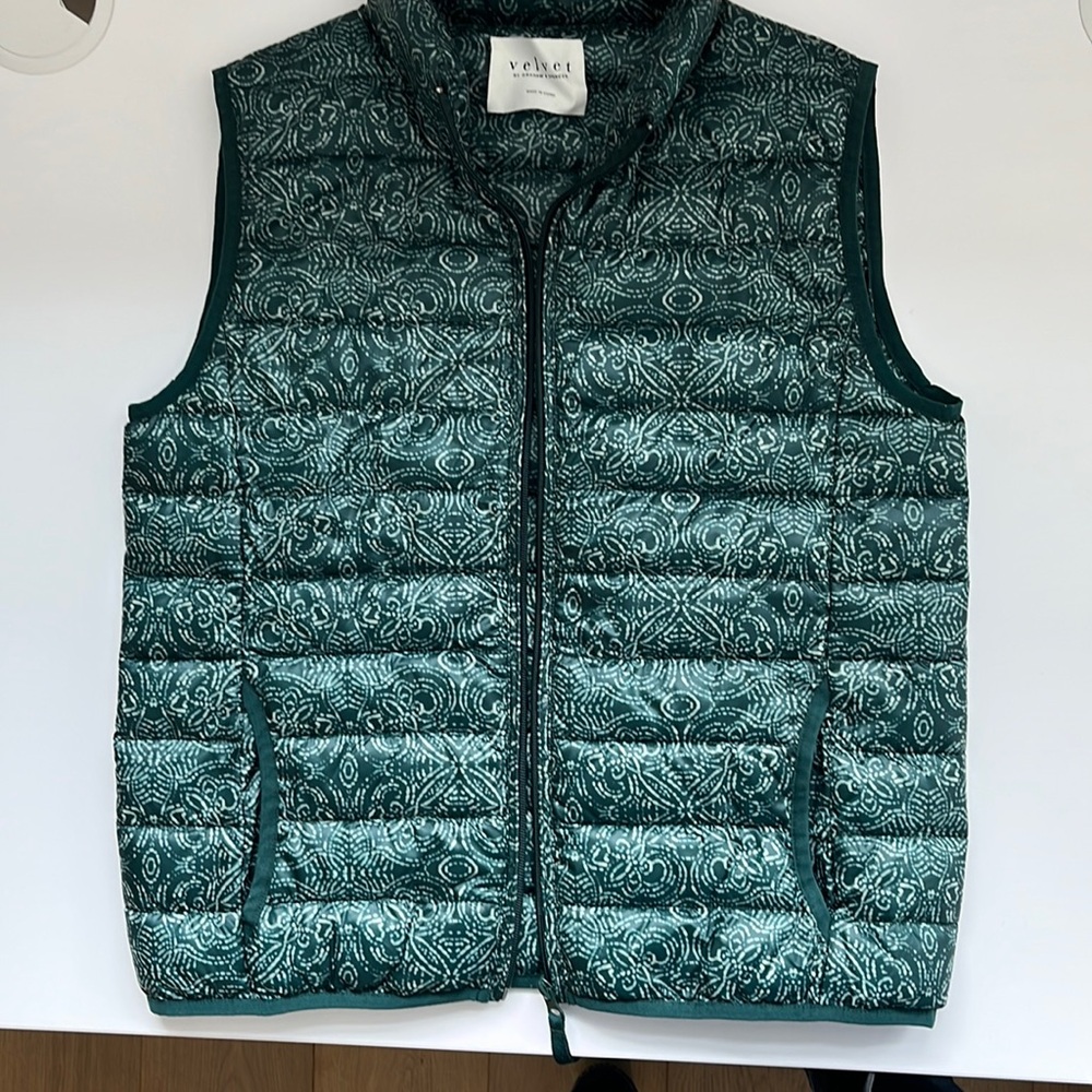 Velvet Puffer Vest